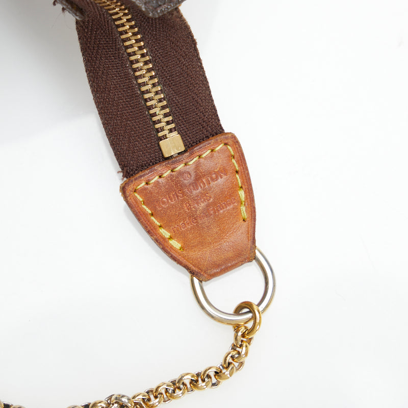 Louis Vuitton Monogram Eva Handbag Shoulder Bag 2way Brown