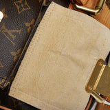 Louis Vuitton Monogram Manhattan GM Handbag Boston Bag Brown
