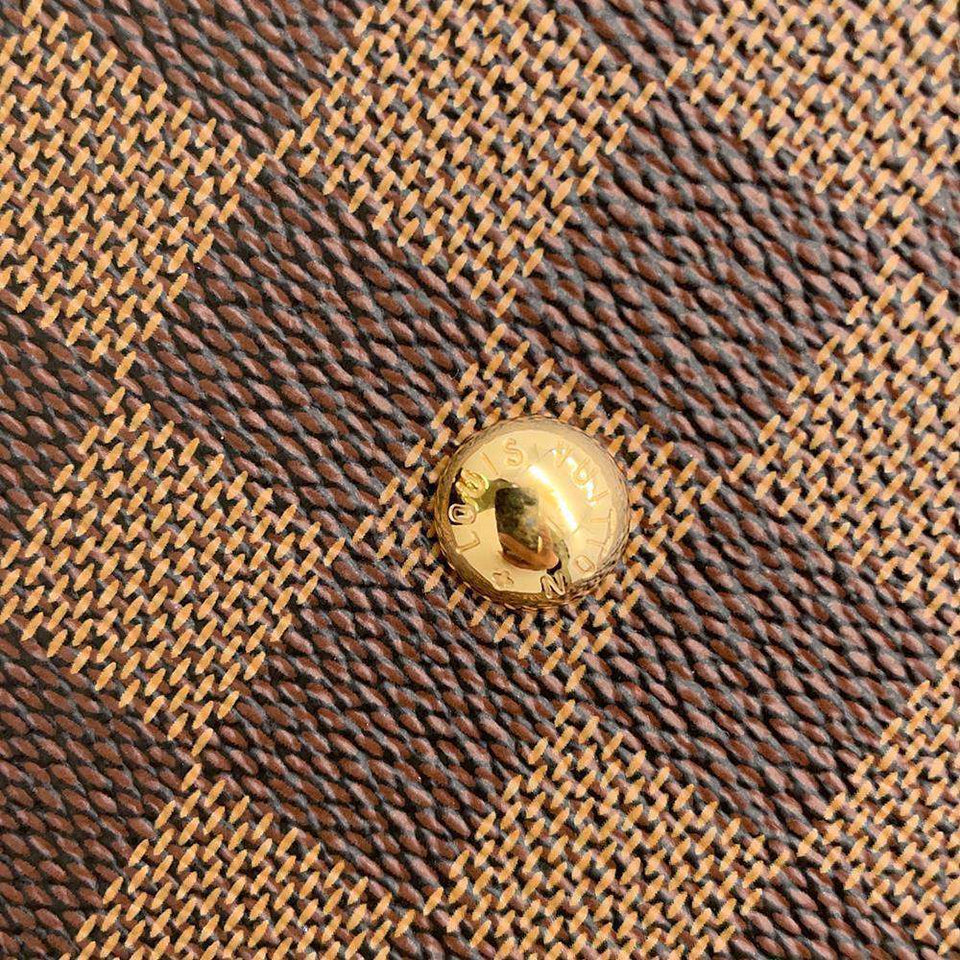 Louis Vuitton Handbag Damier Ebene Normandy Python