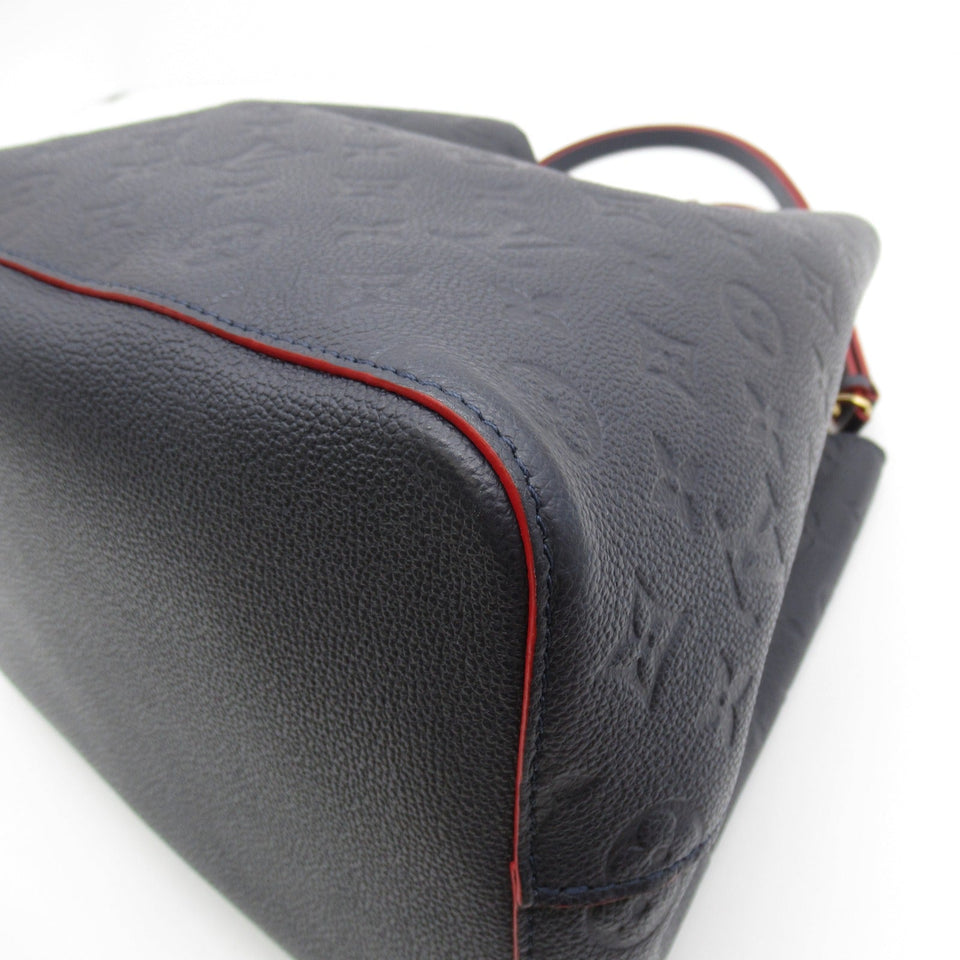 Louis Vuitton Neonoe Shoulder Bag Monogram Implant Marine Rouge