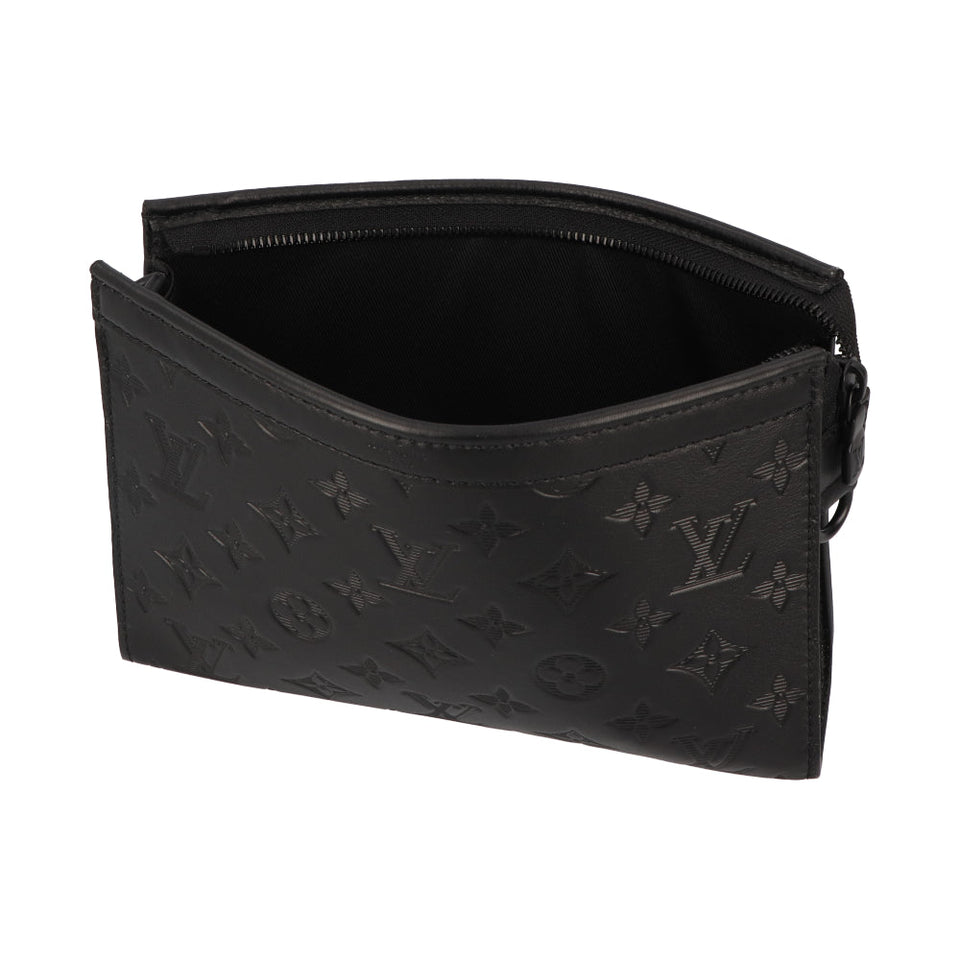 Louis Vuitton Gaston Wearable Wallet Shoulder Bag Purse Black