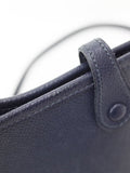 Hermes Evelyn Engraved Shoulder Bag Navy