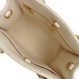 Louis Vuitton 2WAY Bag On The Go PM Tote Shoulder Bag Ivory x Orange