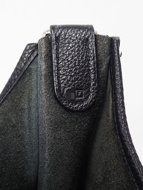 Hermes Evelyn PM Shoulder Bag Black