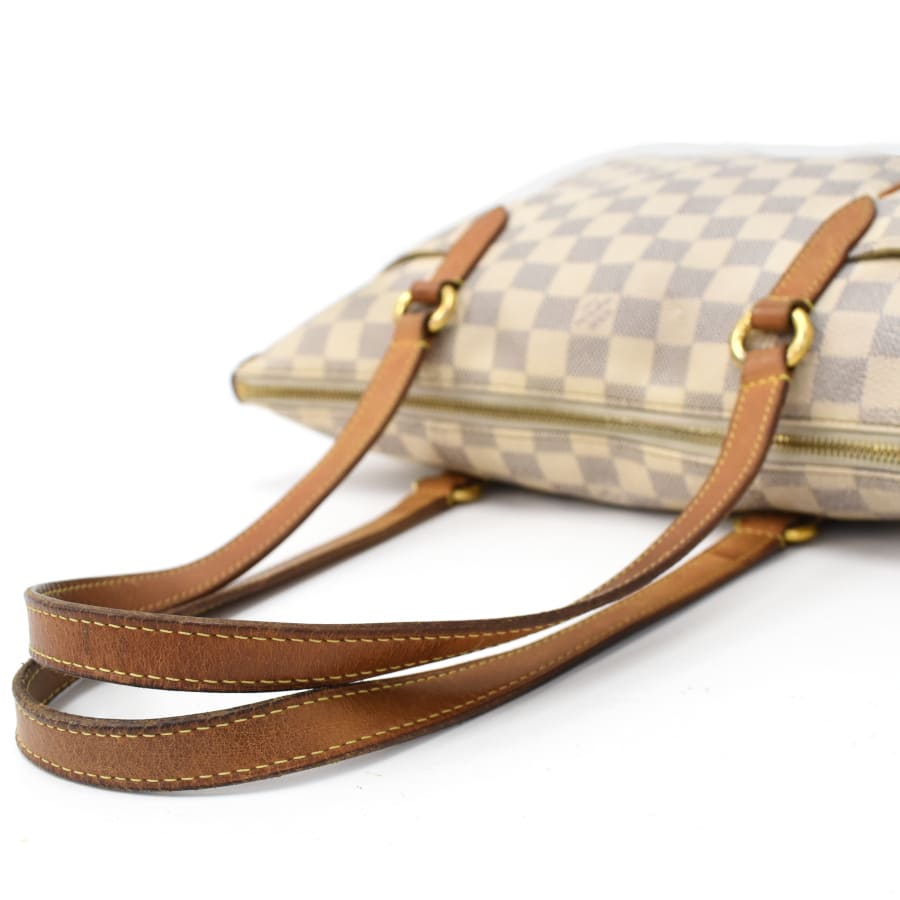 Louis Vuitton Totally PM Tote Shoulder Bag Damier Azur Ivory