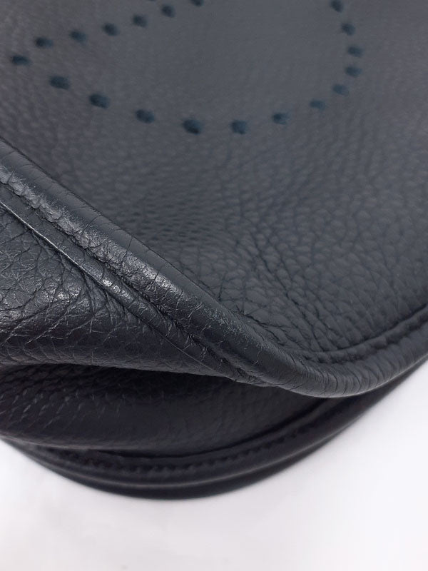 Hermes Evelyn GM 3 Trois Amazon Shoulder Bag Black