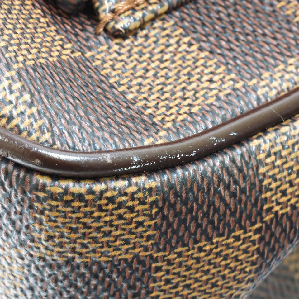 Louis Vuitton Manhattan Shoulder Bag Damier Ebene Brown