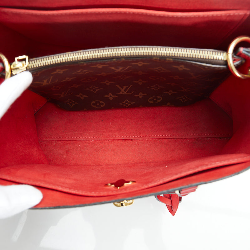 Louis Vuitton Monogram Flower Tote Handbag Shoulder Bag