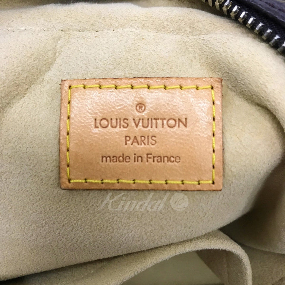 Louis Vuitton Manhattan PM Monogram Handbag Mini Boston Bag Brown