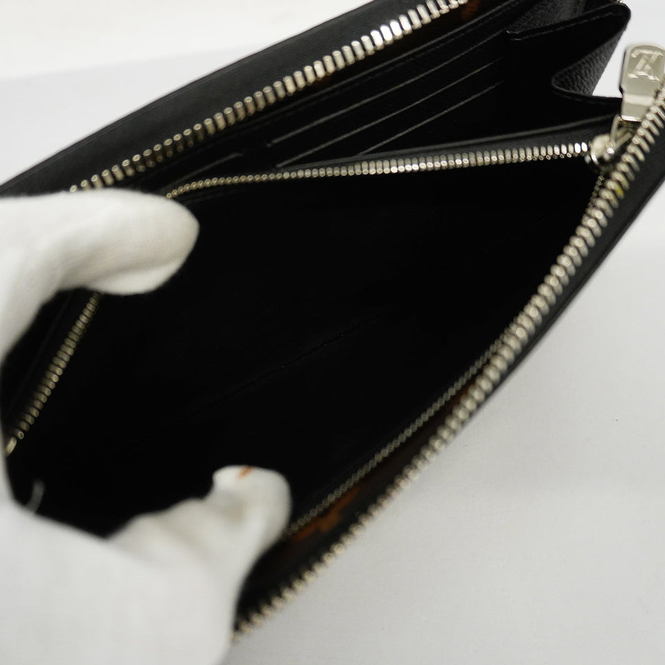 Louis Vuitton Long Wallet Monogram Macassar Zippy Dragonne Wallet
