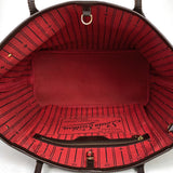 Louis Vuitton Neverfull MM Shoulder Bag Damier Brown