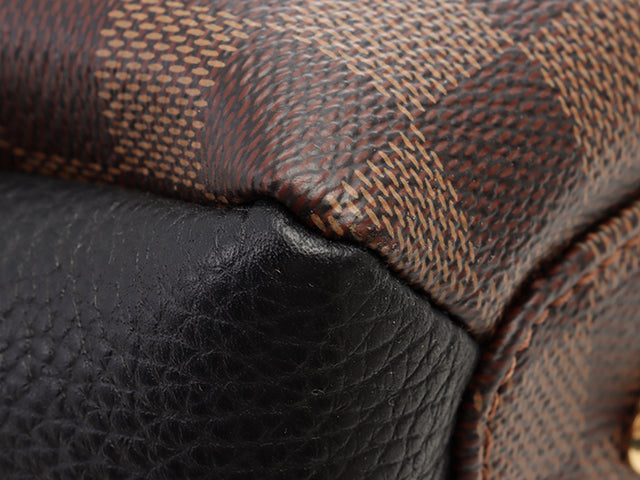 Louis Vuitton Normandy Handbag Damier Noir Black