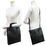 Louis Vuitton Epi Leather Sac Plat Fold Shoulder Bag Black