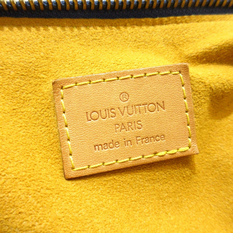 Louis Vuitton Baggy PM Shoulder Bag Blue Denim Leather