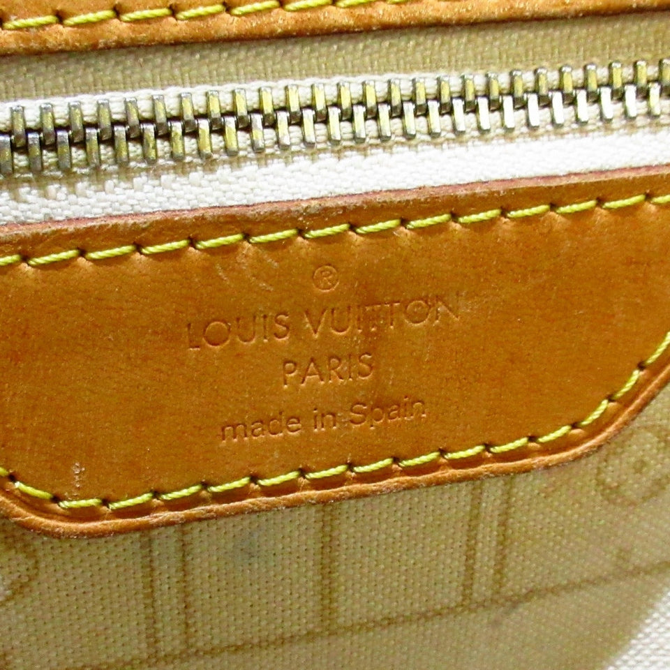 Louis Vuitton Neverfull MM Tote Bag Azure Damier Canvas