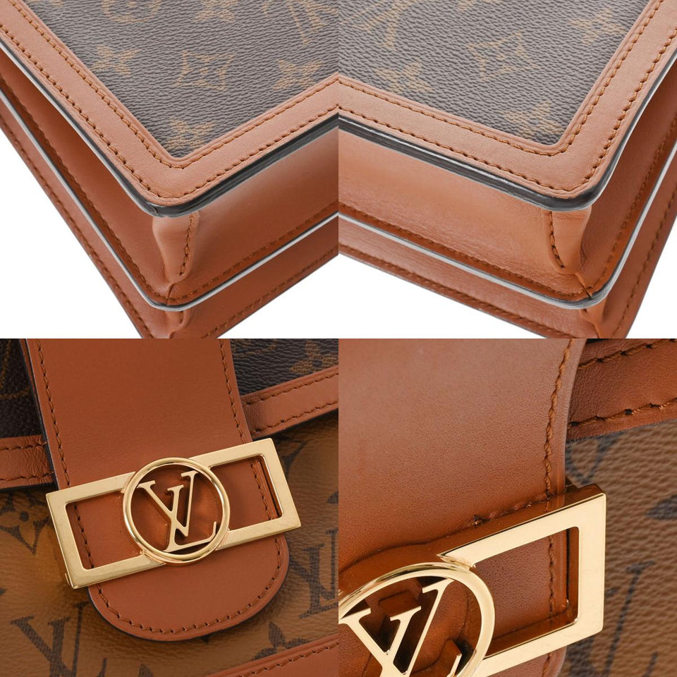 Louis Vuitton Monogram Reverse Dauphine MM Brown