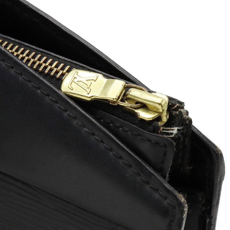 Louis Vuitton Epi Riviera Handbag Noir Black Gold Hardware