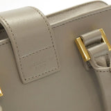 Saint Laurent- Paris Leather Bag Shoulder Handbag Gray