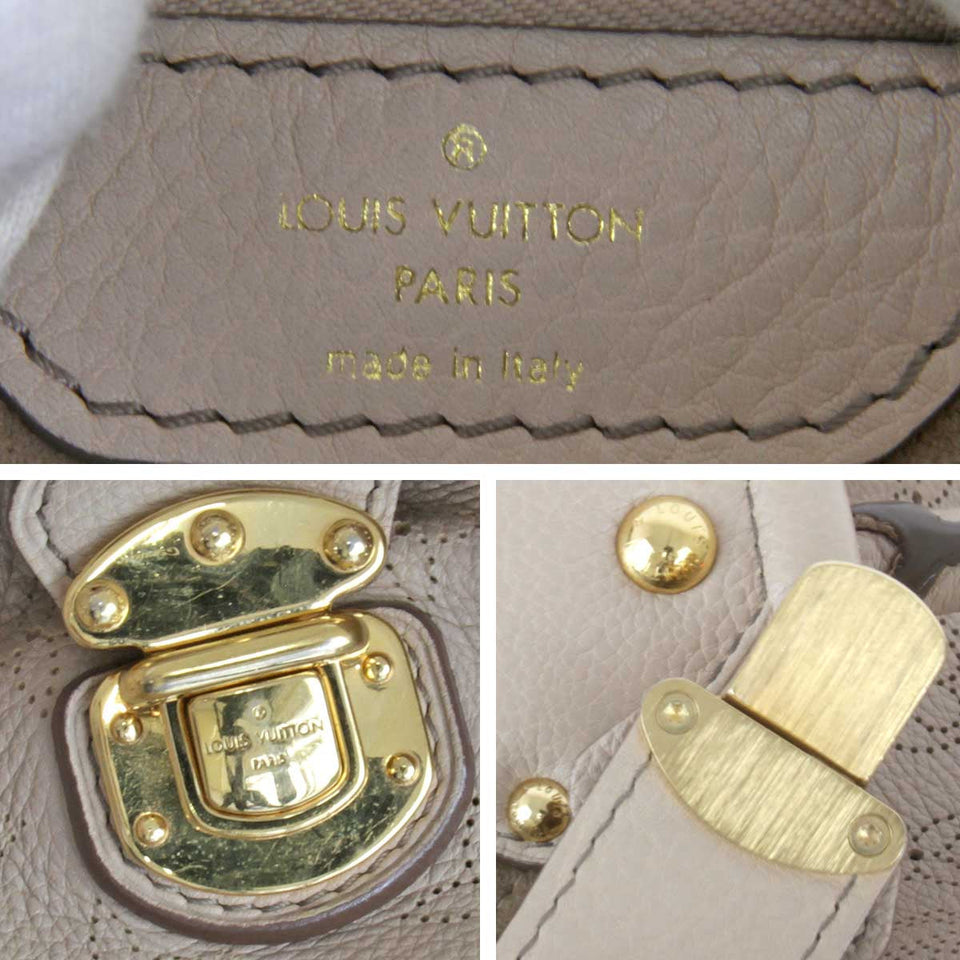 Louis Vuitton XL Shoulder Bag Monogram Mahina Beige