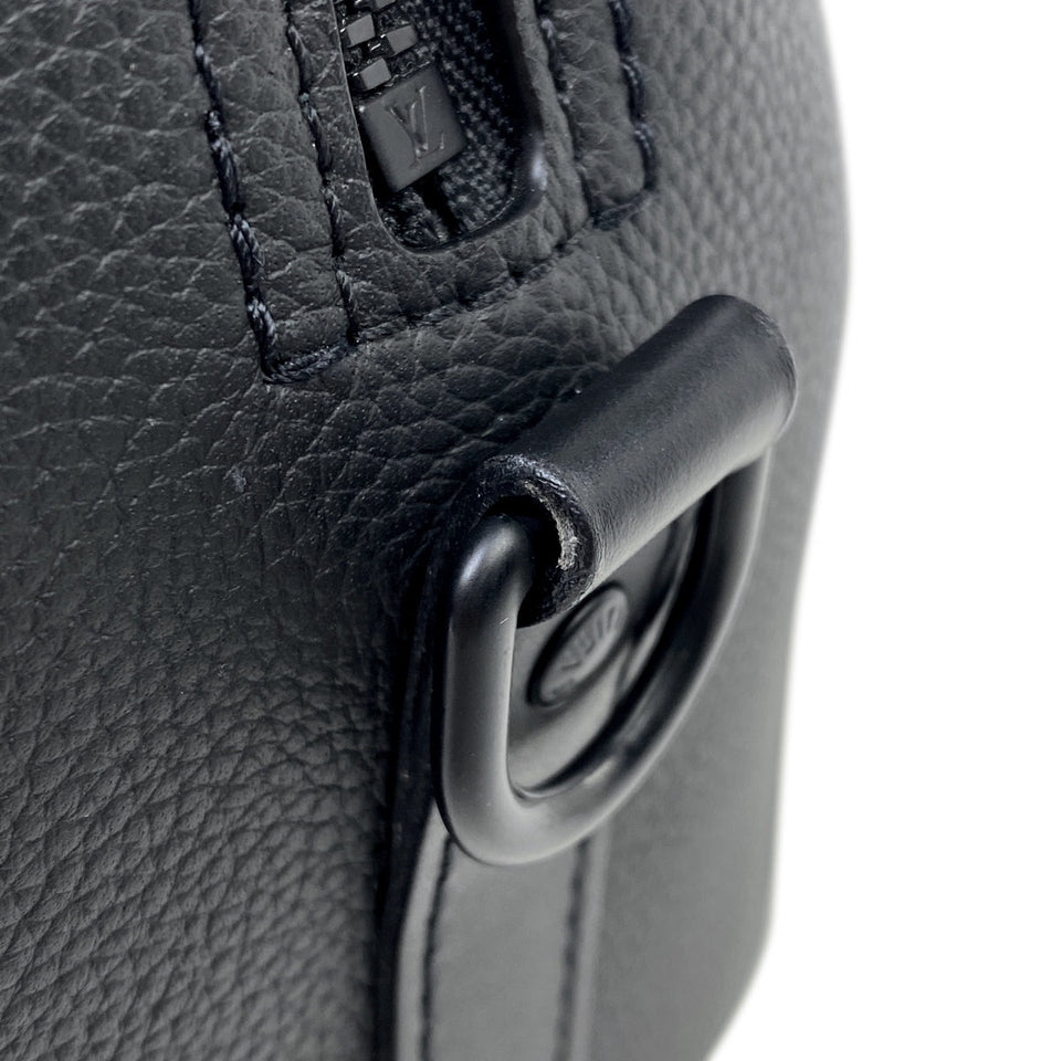 Louis Vuitton City Keepall Damier Distorted Shoulder Bag Leather Noir Black