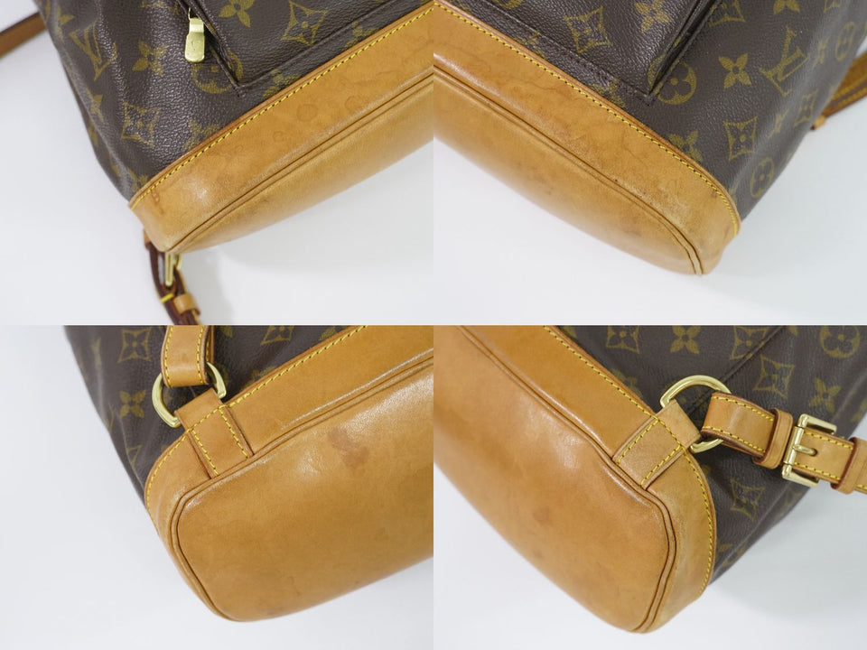 Louis Vuitton Montsouris MM Rucksack Backpack Monogram Brown