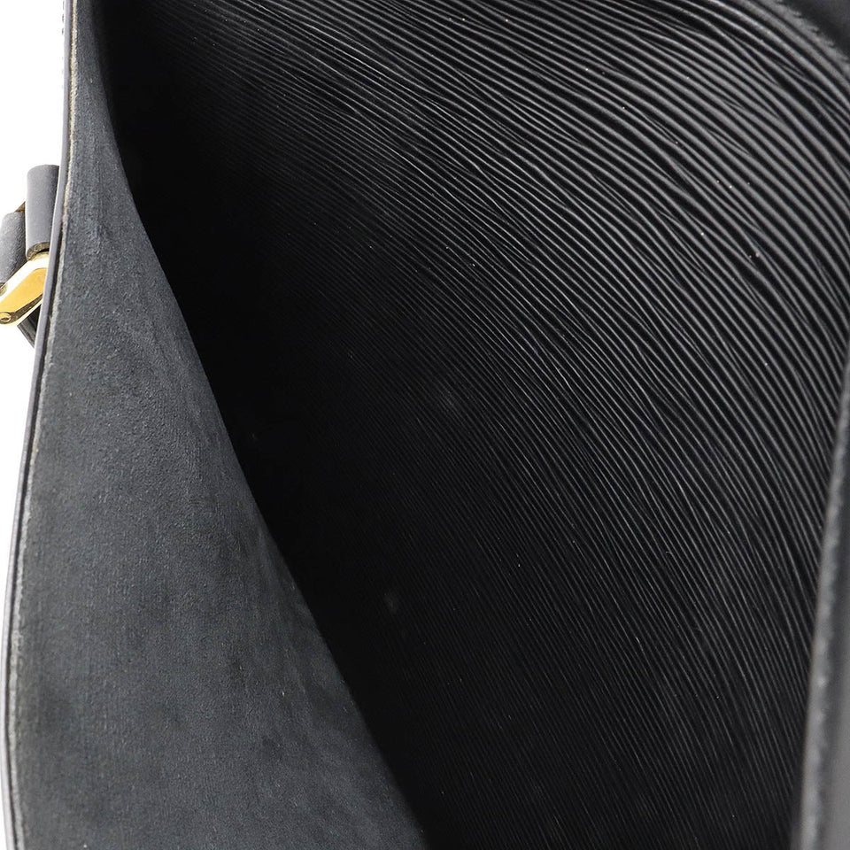 Louis Vuitton Epi Voltaire shoulder bag  Noir black gold hardware