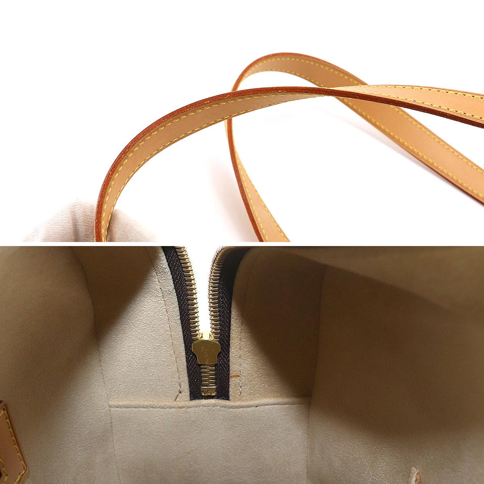 Louis Vuitton Monogram Cite GM Shoulder Bag Brown