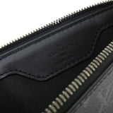 Louis Vuitton Eclipse Leather Sac Plat Shoulder Bag Black
