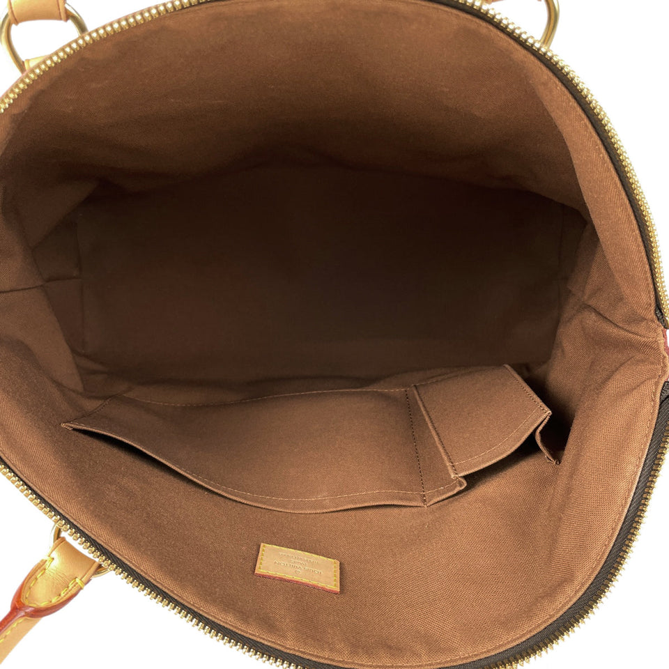 Louis Vuitton Lockit Horizontal Tote Bag Monogram Brown
