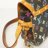 Louis Vuitton Shoulder Bag Monogram Multicolor Sologne Noir