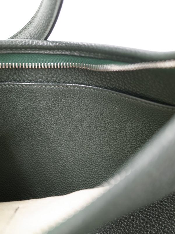 Hermes Engraved 2000 Shoulder Bag Dark Green