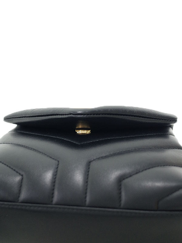 Saint Laurent- Monogram Toy Bag Shoulder Bag Black