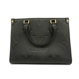 Louis Vuitton Monogram Implant On The Go PM Noir Black