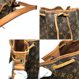 Louis Vuitton Monogram Petite Noe Drawstring Shoulder Bag Brown