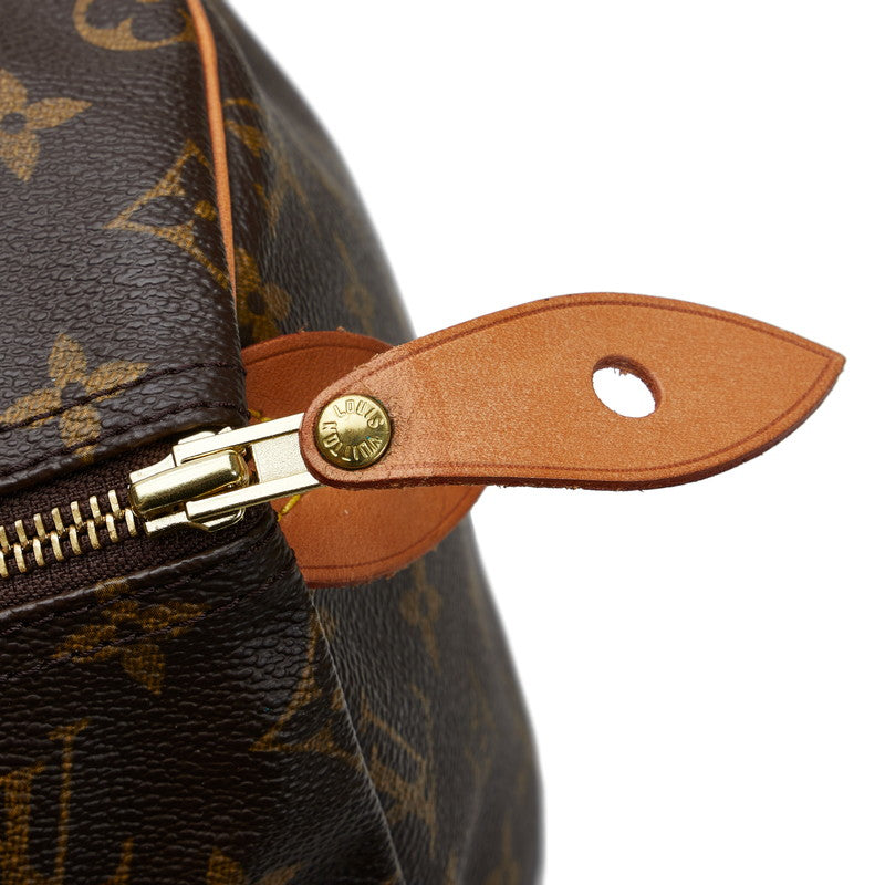 Louis Vuitton Monogram Speedy 40 Shoulder Bag Brown
