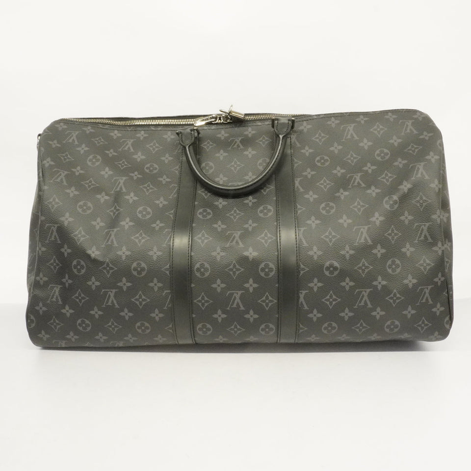 Louis Vuitton Boston Bag Monogram Eclipse Keepall Bandouliere 55