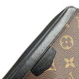 Louis Vuitton Long Wallet Monogram Macassar Zippy Dragonne Brown