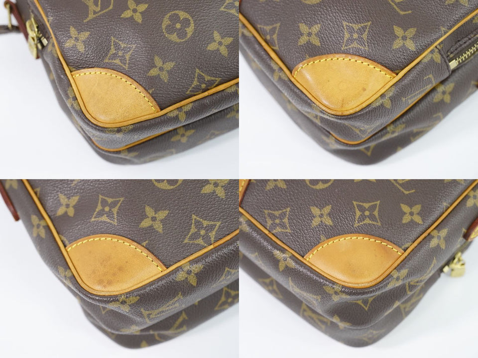 Louis Vuitton LV Monogram Shoulder Bag Pochette Brown