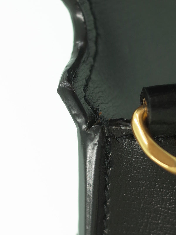 Saint Laurent- Paris Cassandra Phone Holder Smartphone Pouch Black