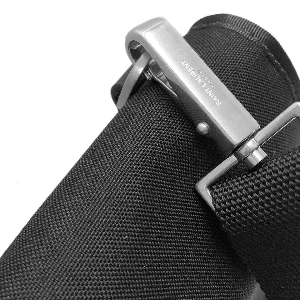 Saint Laurent- Paris City Flap Crossbody Pouch Shoulder Bag Black