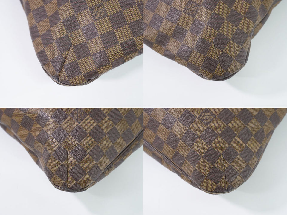 Louis Vuitton Bloomsbury PM Damier Ebene Shoulder Bag Brown