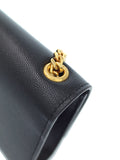 Saint Laurent- Paris Logo Kate Chain Shoulder Bag Black