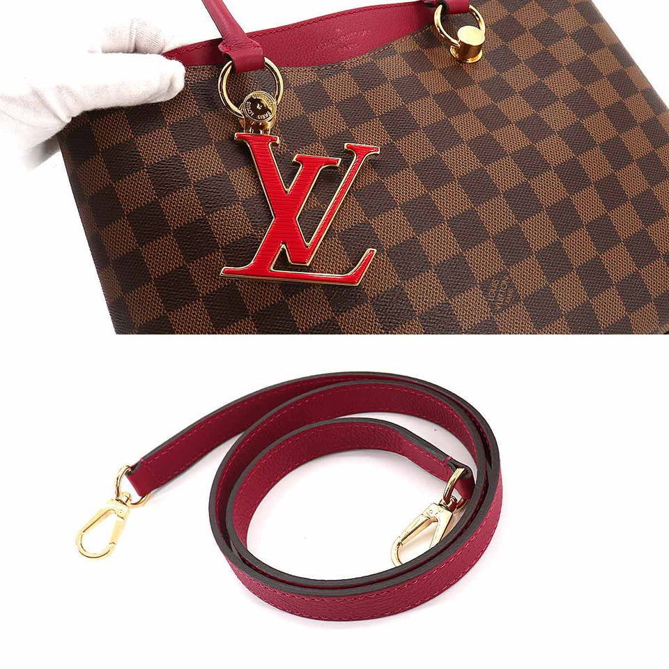 Louis Vuitton Damier Lv Riverside Shoulder Bag Ebene Redouin