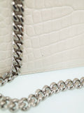 Saint Laurent- Paris Sunset Medium Shoulder Bag White