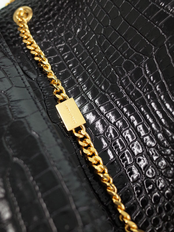Saint Laurent- Classic Kate Satchel Chain Shoulder Bag Black