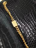 Saint Laurent- Classic Kate Satchel Chain Shoulder Bag Black