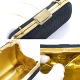 Louis Vuitton Monogram Motard Minaudière Chain Shoulder Clutch Bag Noir Black