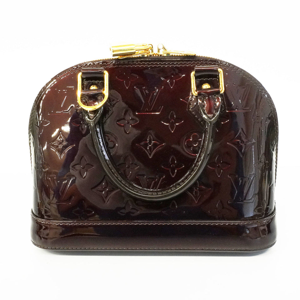Louis Vuitton Vernis Alma BB Amarante