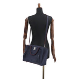 Louis Vuitton LockMe Shoulder Bag Leather Marine Rouge
