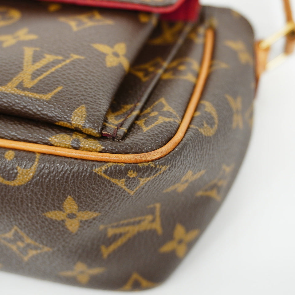 Louis Vuitton Monogram Viva Cite PM Shoulder Bag Brown